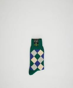 Diamond Socks Green