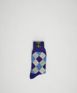 Diamond Socks Navy