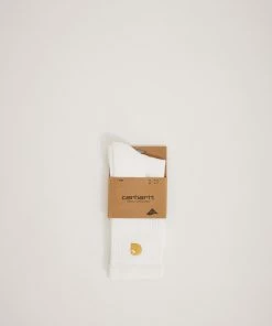 Chase Socks White / Gold