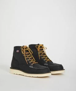 Bull Run Moc Toe 6" Black