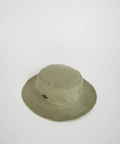 Cotton Twill Bucket Hat Olive Green