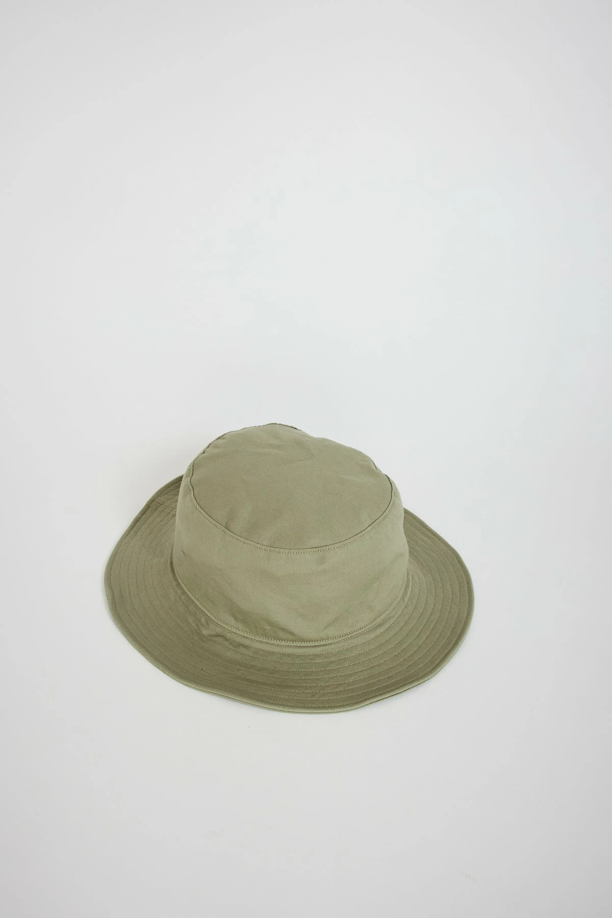 Cotton Twill Bucket Hat Olive Green - Image 2
