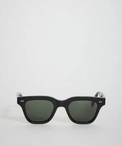 Ellis Black | Green Solid Lens