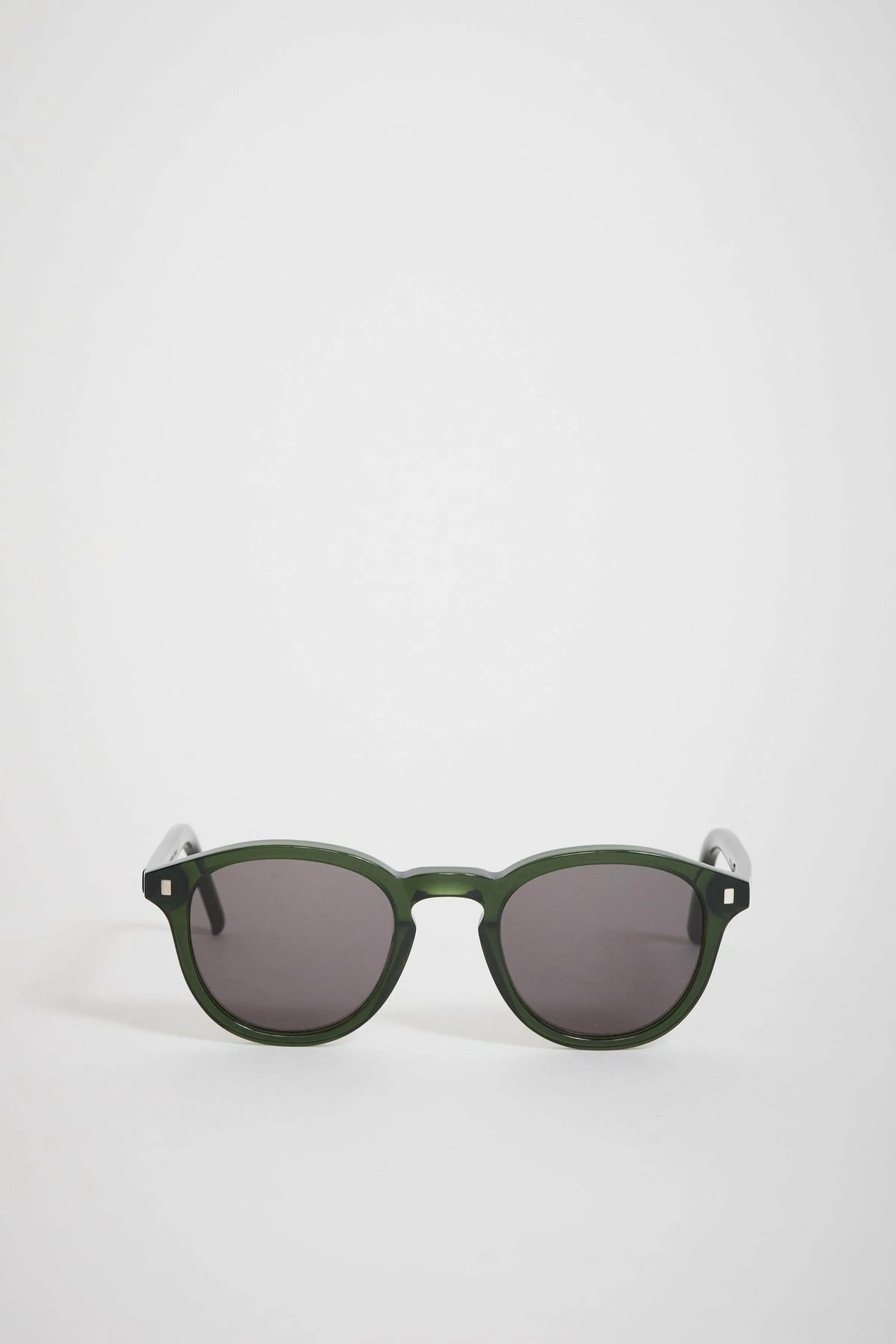 Nelson Bottle Green | Grey Solid Lens