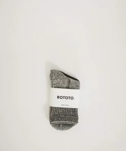 Double Face Mid Socks Charcoal